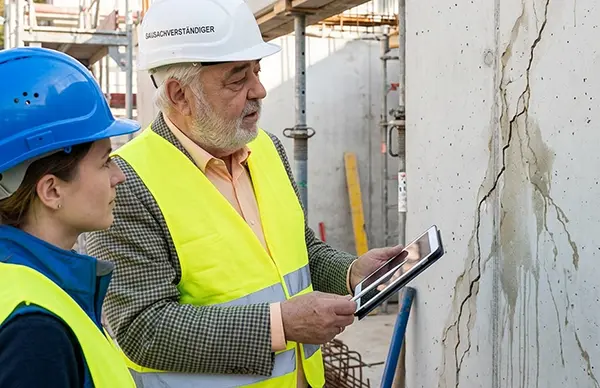 Beratung zu Schäden und Mängeln am Bau in Minden und Ostwestfalen durhc Jürgen Gunkel, Bausachverständiger